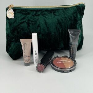 NWT Ulta Beauty Emerald Makeup Set with Cosmetics